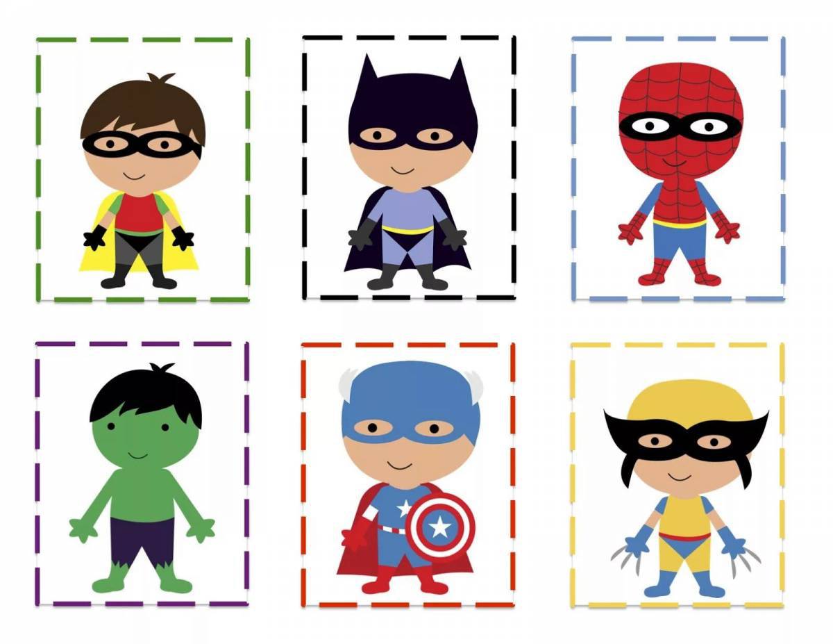 Супергероев для детей 5 6 лет #37