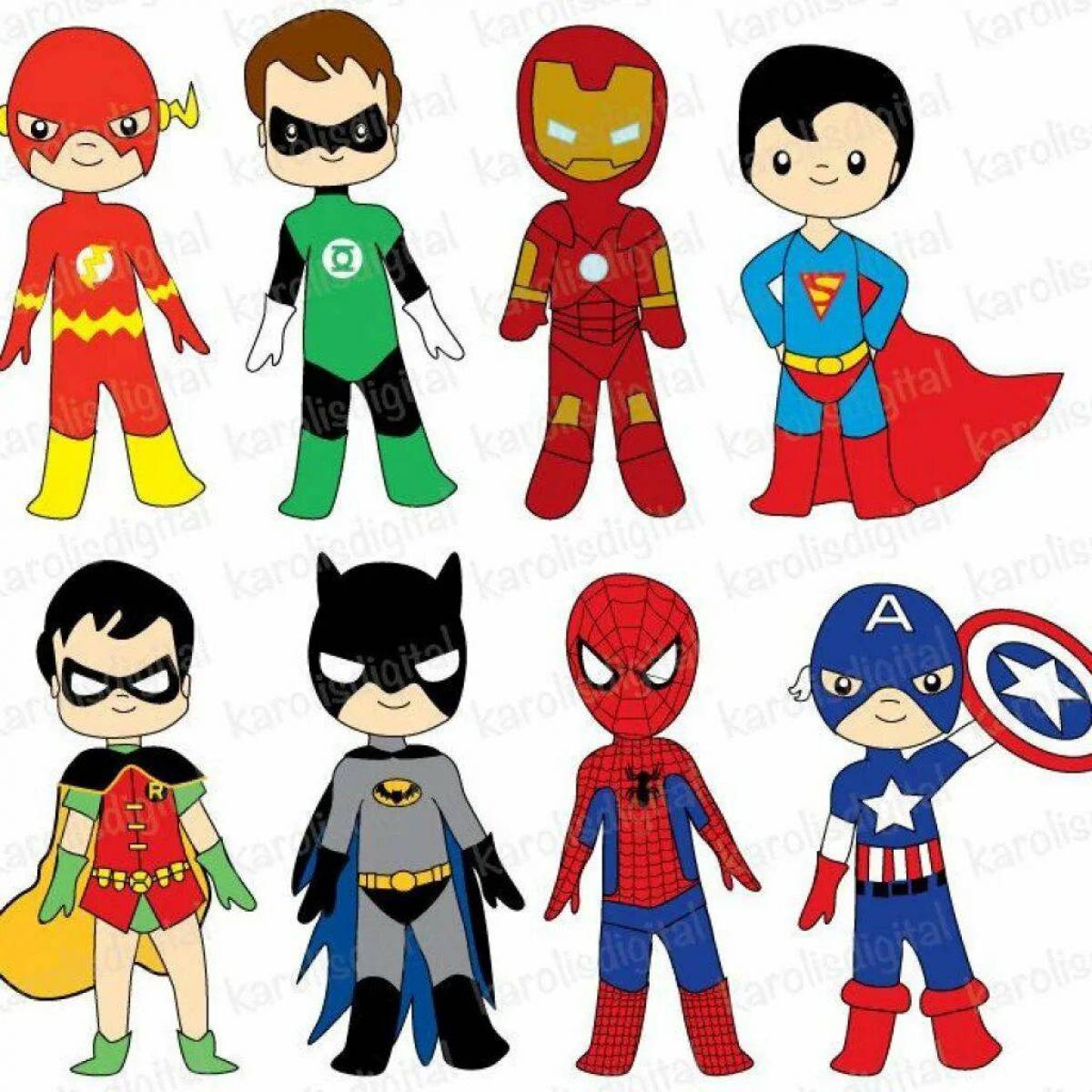 Супергерои для детей 6 7 лет #1