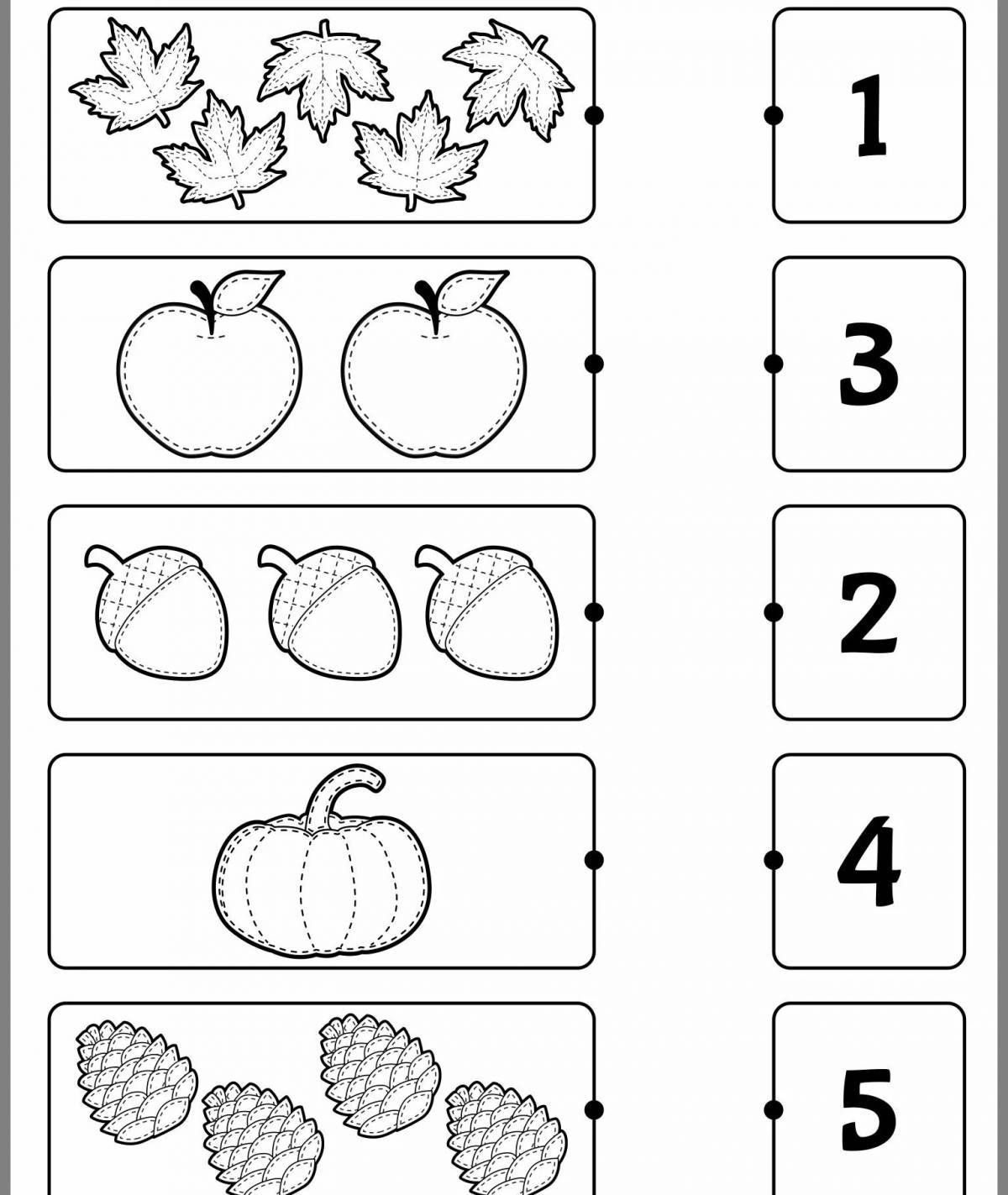 Математические задачи для детей 4 5 лет в картинках счет до 5