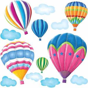Раскраска воздушный шар для детей #2 #49972