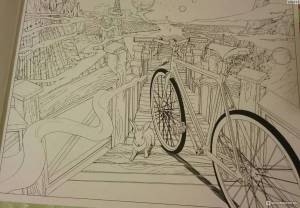 Раскраска вокруг света на велосипеде #1 #50131