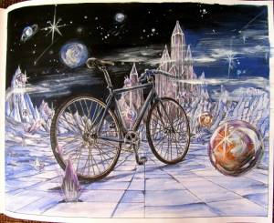 Раскраска вокруг света на велосипеде #4 #50134