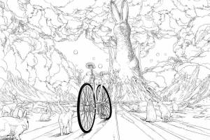 Раскраска вокруг света на велосипеде #11 #50141