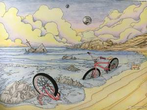 Раскраска вокруг света на велосипеде #14 #50144