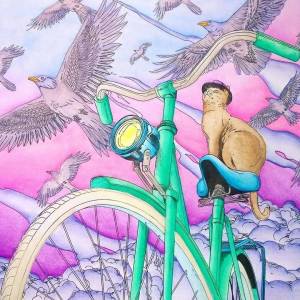 Раскраска вокруг света на велосипеде #18 #50148