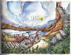 Раскраска вокруг света на велосипеде #20 #50150