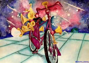 Раскраска вокруг света на велосипеде #22 #50152