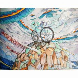 Раскраска вокруг света на велосипеде #25 #50155