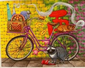 Раскраска вокруг света на велосипеде #33 #50163