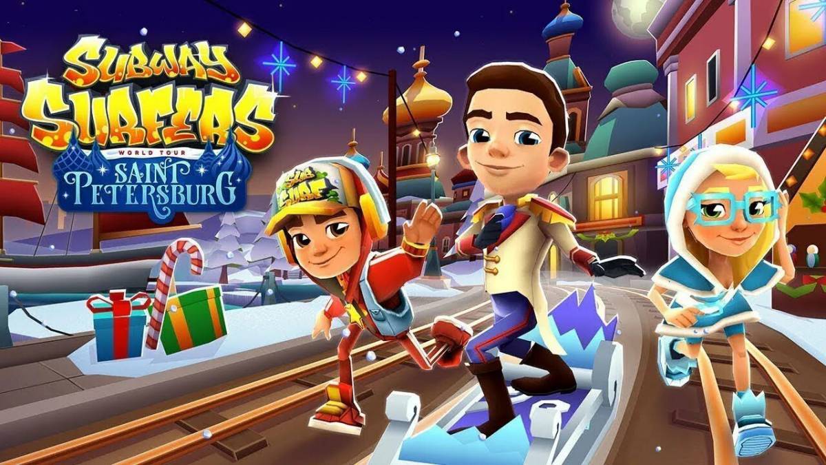 Сабвей сёрф Санкт-Петербург. Subway Surfers Saint Petersburg. Сабвей серф Питер.