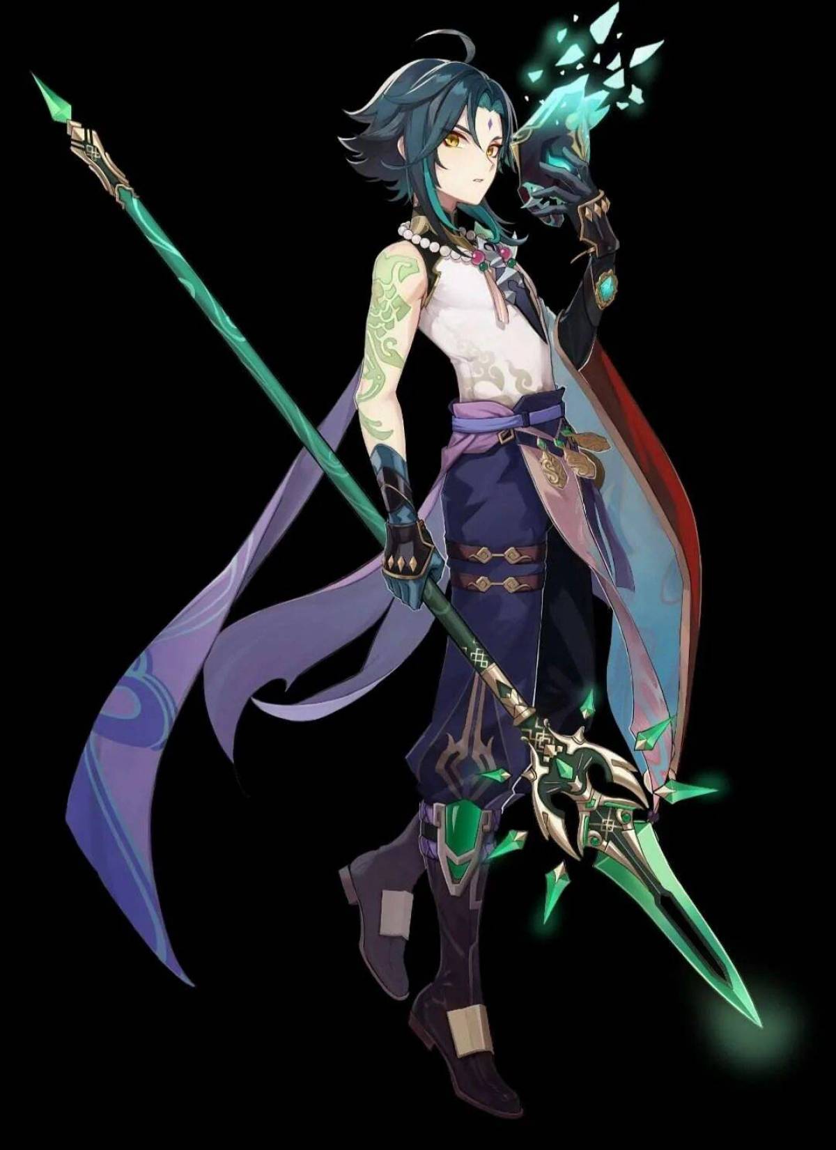 Скарамучча геншин в полный рост. Копейщики геншин. Геншин персонажи копейщики. Копейщики в геншине. Копейщики в геншине.