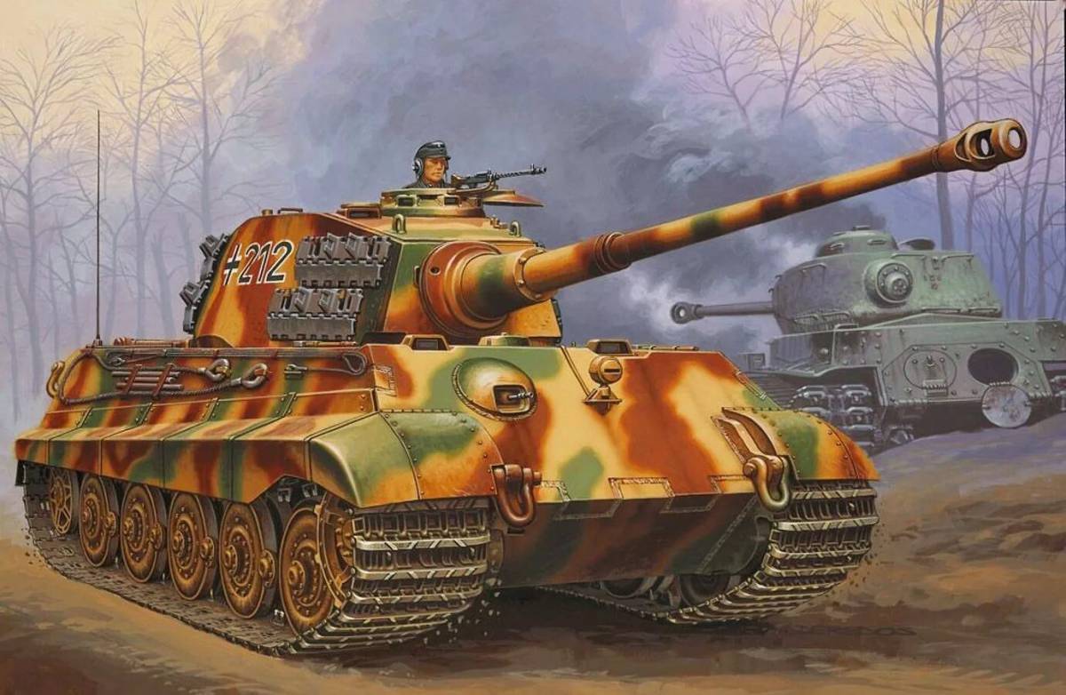 Немецкий тяжелый танк тигр