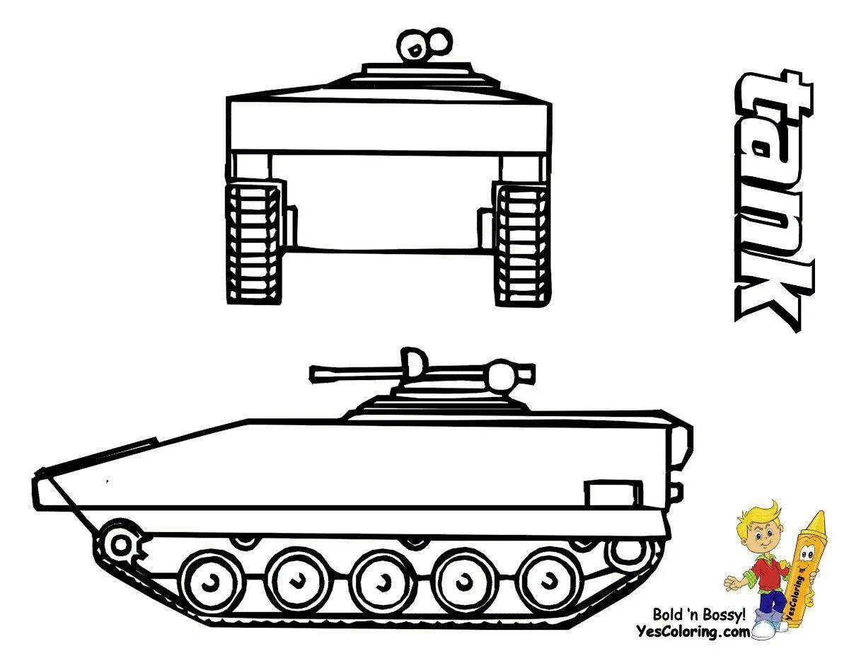 Танки с глазами картинки раскраски