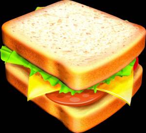 Раскраска сэндвич #31 #516258