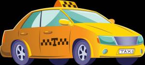 Раскраска такси для детей 3 4 лет #1 #517390