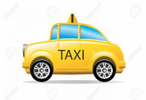 Раскраска такси для детей 3 4 лет #10 #517399