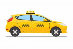 Раскраска такси для детей 3 4 лет #15 #517404