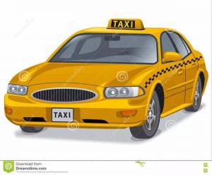Раскраска такси для детей 3 4 лет #22 #517411