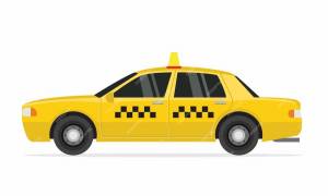 Раскраска такси для детей 3 4 лет #26 #517415