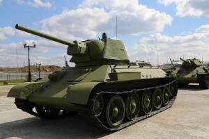 Раскраска танк 34 #6 #517629