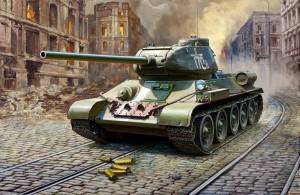 Раскраска танк 34 #7 #517630