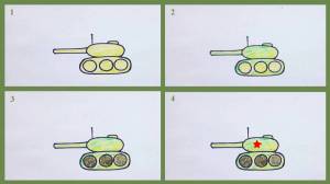 Раскраска танк для детей 5 лет #27 #517756
