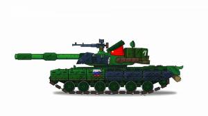 Раскраска танк из мультика ис 44 #10 #517843
