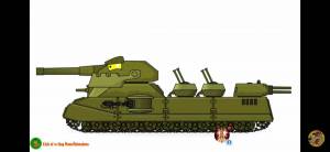 Раскраска танк из мультика ис 44 #32 #517865