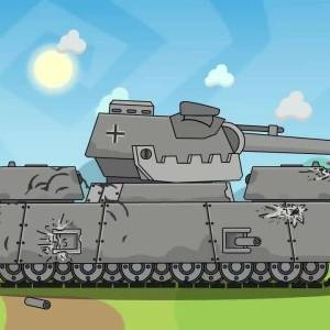 Раскраска танк кв 44 из мультиков про танки #5 #518023