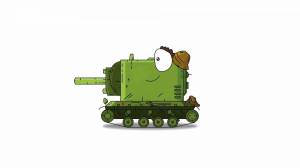 Раскраска танк кв 44 из мультиков про танки #16 #518034