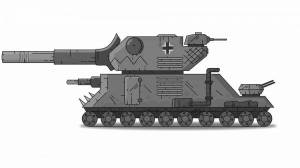 Раскраска танк кв 44 из мультиков про танки #19 #518037