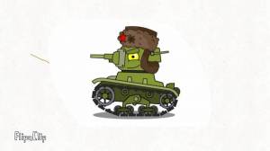Раскраска танк кв 44 из мультиков про танки #21 #518039