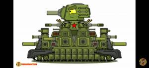 Раскраска танк кв 44 из мультиков про танки #29 #518047