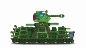 Раскраска танк кв 44 из мультиков про танки #35 #518053