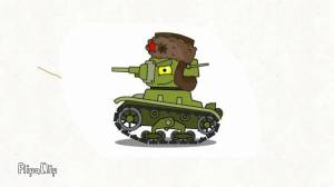 Раскраска танк кв44 для детей #7 #518140