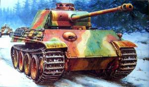 Раскраска танк пантера #7 #518368