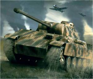 Раскраска танк пантера #8 #518369