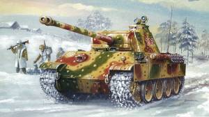 Раскраска танк пантера #9 #518370