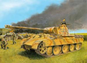 Раскраска танк пантера #11 #518372
