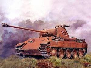 Раскраска танк пантера #18 #518379