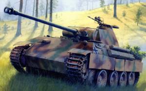 Раскраска танк пантера #23 #518384