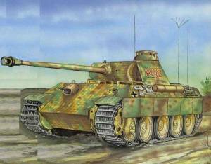 Раскраска танк пантера #25 #518386