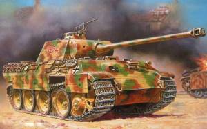 Раскраска танк пантера #26 #518387