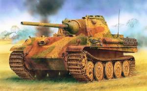 Раскраска танк пантера #27 #518388