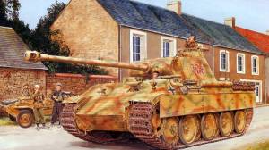 Раскраска танк пантера #28 #518389