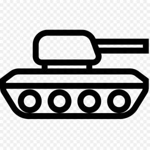 Раскраска танк рисунок для детей #35 #518490