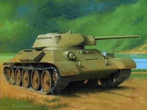 Раскраска танк советский #6 #518566