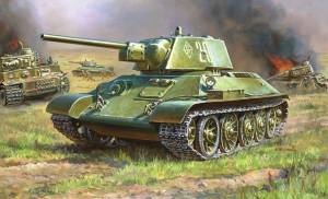 Раскраска танк советский #35 #518595
