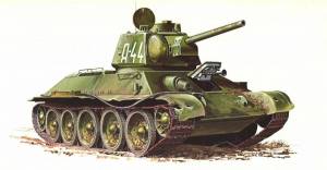 Раскраска танк т 34 для детей #34 #518631