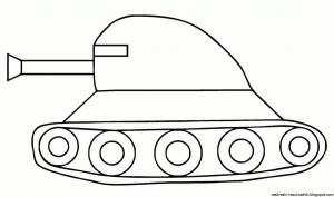 Раскраска танки для детей 4 5 лет #14 #518819